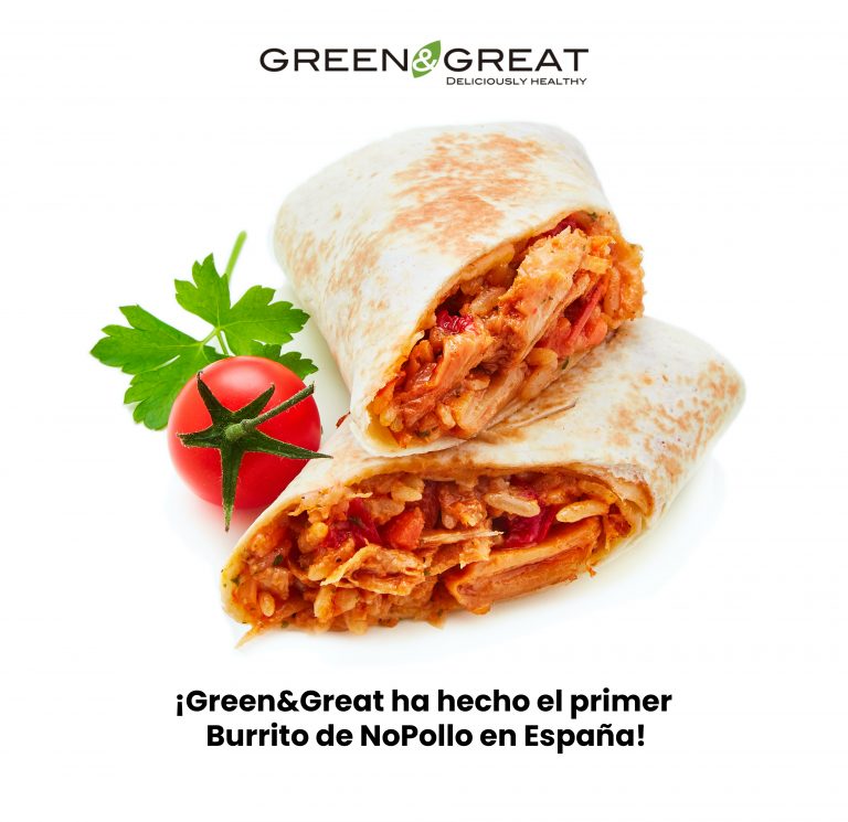 ¡Green&Great ha hecho el primer Burrito de NoPollo en España!