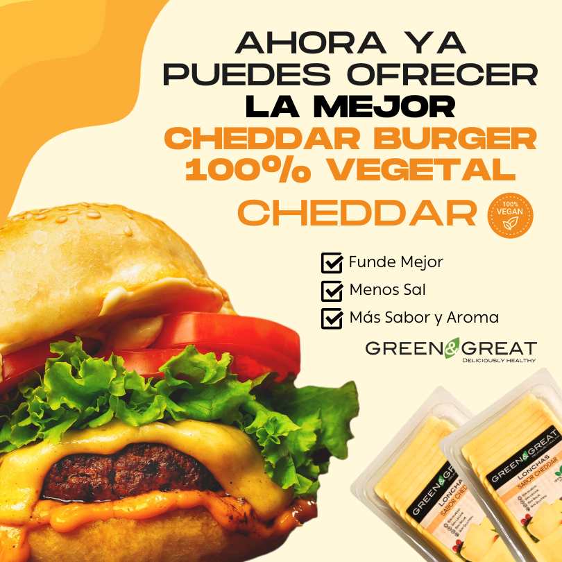 Cheddar Cheeseburger Vegana Green&Great