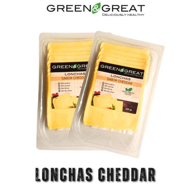 Green&Great Lonchas Cheddar  _Vegano